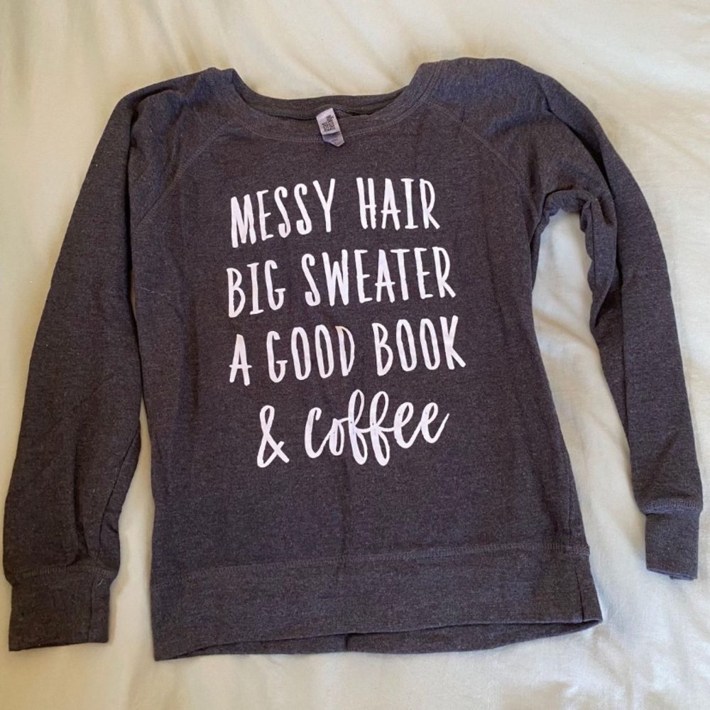 Graphic Grey Sweater